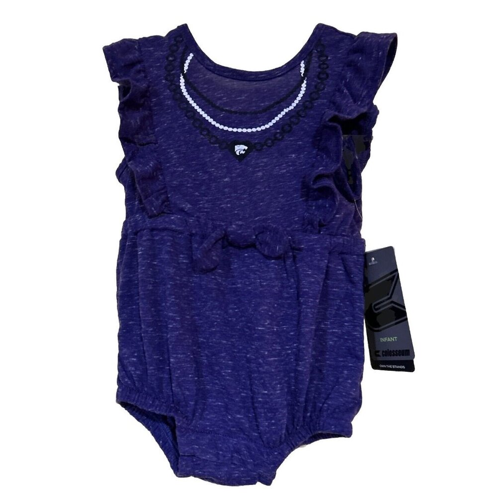 K State Infant Girls Romper Snaps Colosseum New
